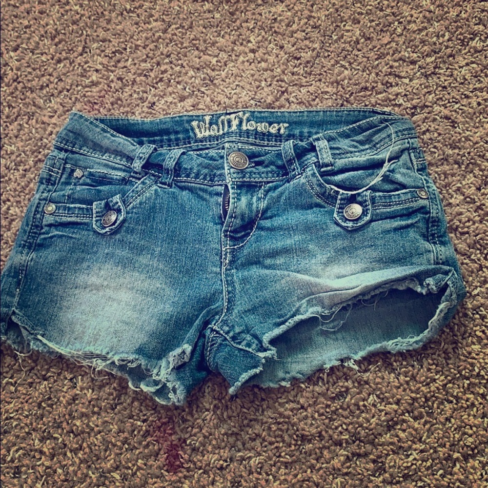 Denim shorts